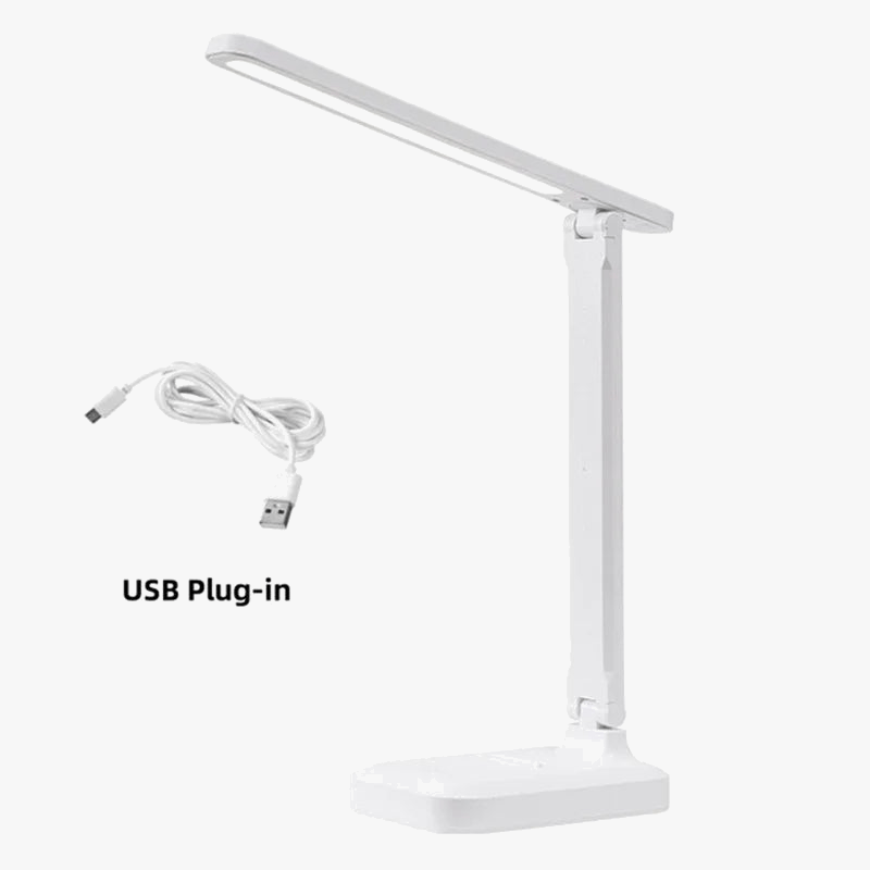 Lampe de Table pliable Led avec 3 types d'éclairage réglables en continu