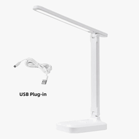 Lampe de Table pliable Led avec 3 types d'éclairage réglables en continu