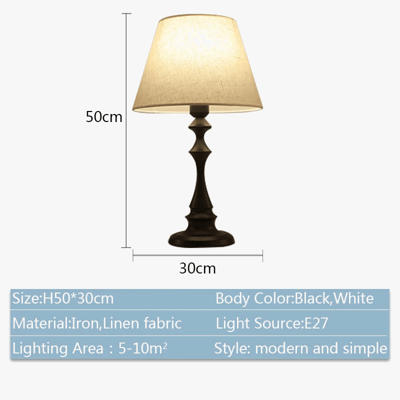 Lampe de table polyvalente pour chambre d'hôtel et bureau - Édition Deluxe | Marco Lucetti