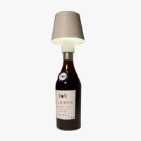 Lampe de table portable en forme de bouteille de vin LED amovible pour bar - Édition spéciale