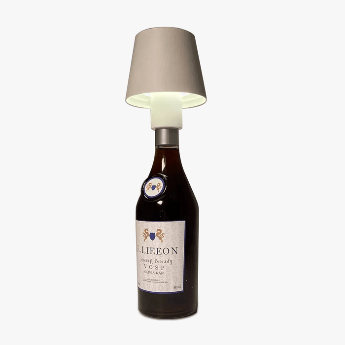Lampe de table portable en forme de bouteille de vin LED amovible pour bar - Édition spéciale
