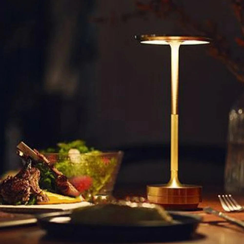 Lampe de Table Rechargeable LED pour Chambre à Coucher avec Interrupteur Tactile - USB-C | Marco Lucetti