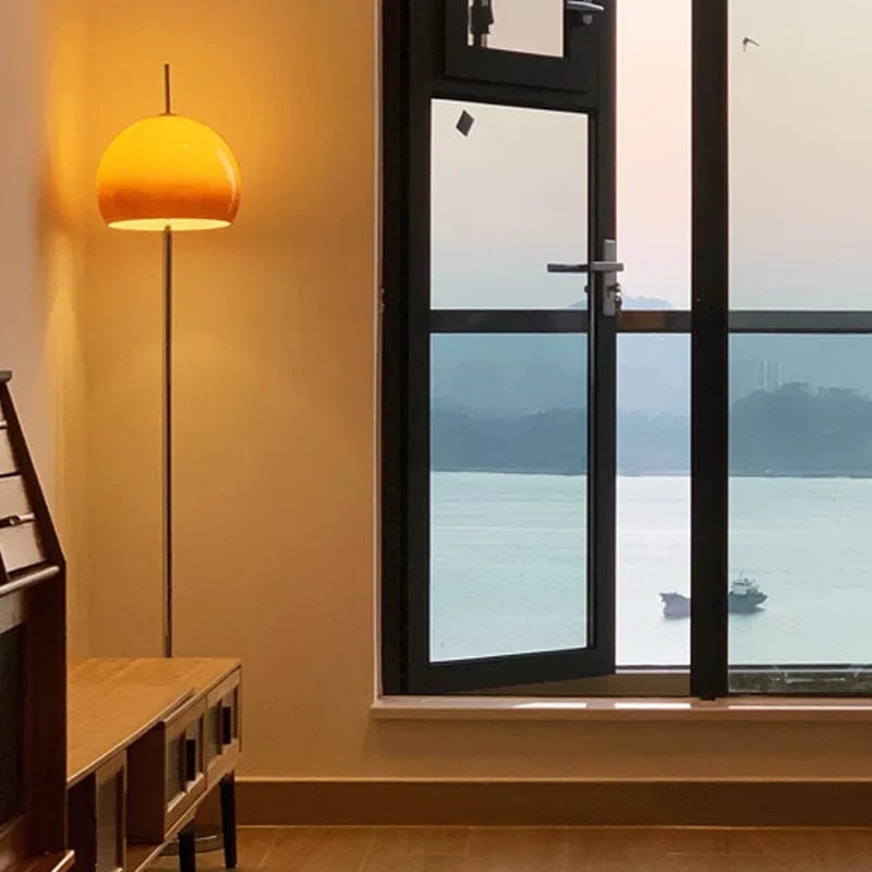 Lampe de Table rétro Vintage en verre champignon Orange - Édition Limitée | Marco Lucetti