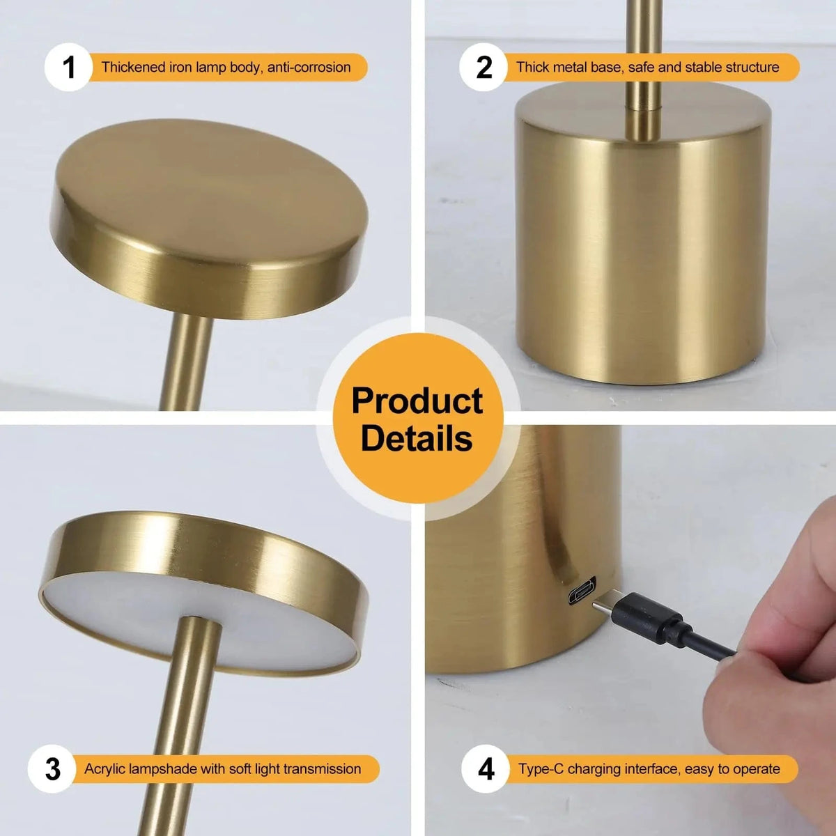 Lampe de table sans fil Meerox™ | Marco Lucetti