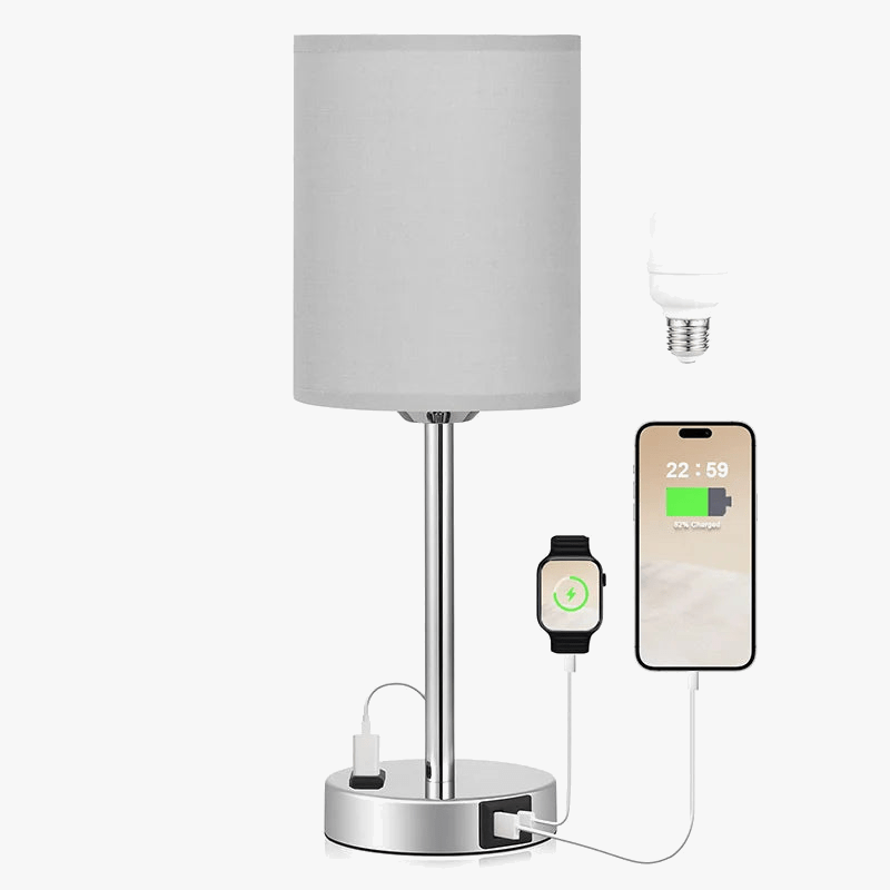 Lampe de Table Tactile Chic pour Chambre à Coucher | Marco Lucetti