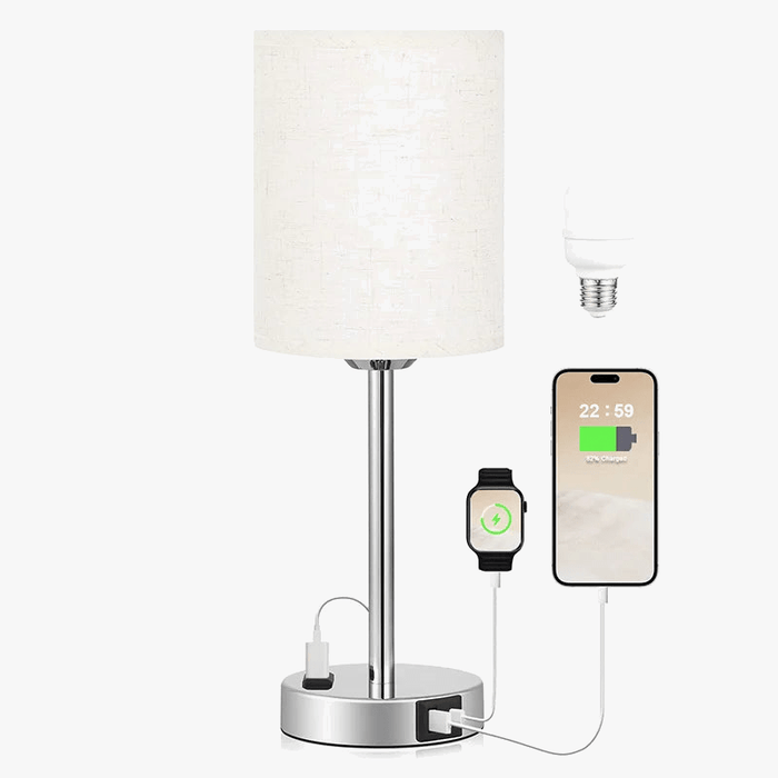 Lampe de Table Tactile Chic pour Chambre à Coucher | Marco Lucetti