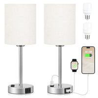 Lampe de Table Tactile Chic pour Chambre à Coucher | Marco Lucetti Prise américaine / 2Linge