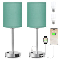 Lampe de Table Tactile Chic pour Chambre à Coucher | Marco Lucetti Prise américaine / 2Vert