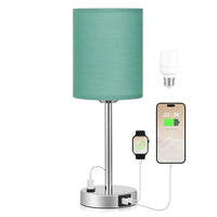 Lampe de Table Tactile Chic pour Chambre à Coucher | Marco Lucetti Prise américaine / Vert