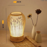 Lampe de Table Tatami Zen | Marco Lucetti GYT-1005 Bleu et Blanc