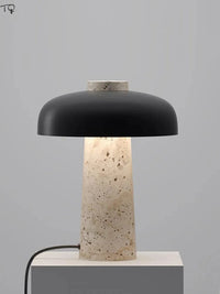 Lampe designer Wabi-Sabi Jaune "Grotte de Pierre" | Marco Lucetti