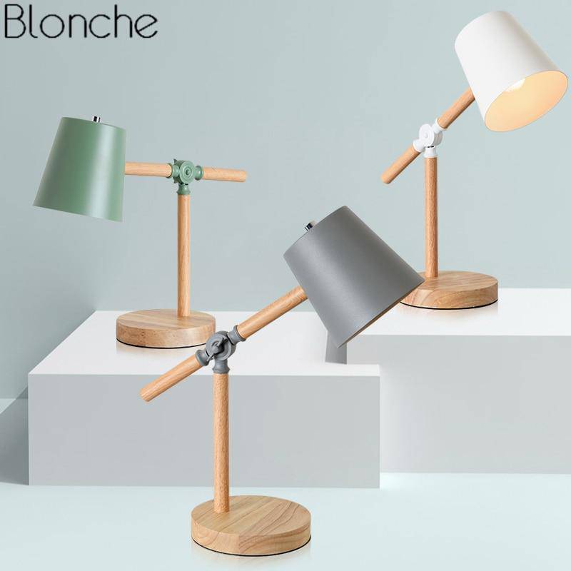 Lampe en bois ajustable : tendance et colorée | Marco Lucetti