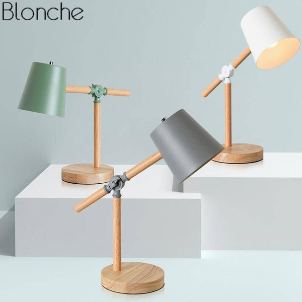 Lampe en bois ajustable : tendance et colorée | Marco Lucetti