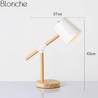 Lampe en bois ajustable : tendance et colorée | Marco Lucetti Blanc