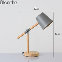 Lampe en bois ajustable : tendance et colorée | Marco Lucetti Gris