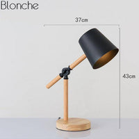Lampe en bois ajustable : tendance et colorée | Marco Lucetti Noir