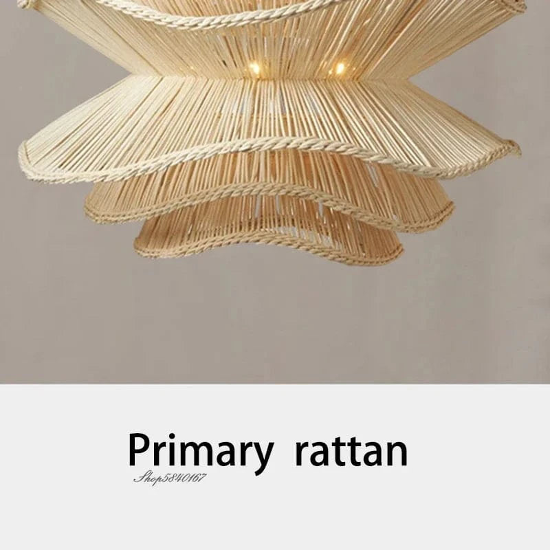 Lampe en rotin à plusieurs niveaux - Édition Design | Marco Lucetti
