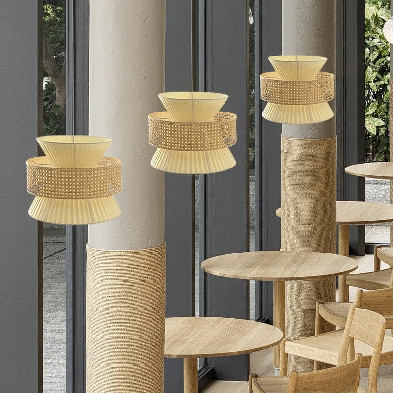 Lampe en rotin japonaise Wabi Sabi Luxe | Marco Lucetti