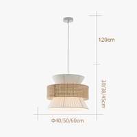 Lampe en rotin japonaise Wabi Sabi Luxe | Marco Lucetti