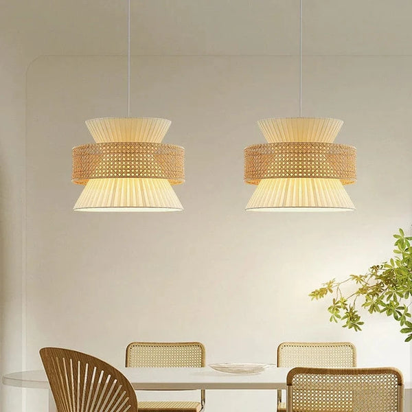Lampe en rotin japonaise Wabi Sabi Luxe | Marco Lucetti