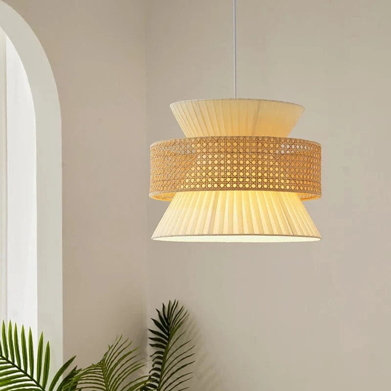 Lampe en rotin japonaise Wabi Sabi Luxe | Marco Lucetti