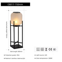 Lampe et lampadaire de jardin solaire élégante pour villa, décoration extérieure imperméable | Marco Lucetti