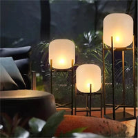 Lampe et lampadaire de jardin solaire élégante pour villa, décoration extérieure imperméable | Marco Lucetti