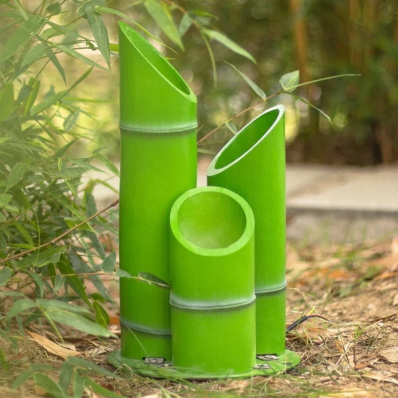 Lampe extérieure en bambou Tropical Tide | Marco Lucetti
