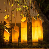 Lampe extérieure en bambou Tropical Tide | Marco Lucetti