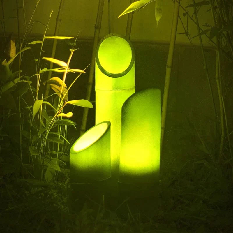 Lampe extérieure en bambou Tropical Tide | Marco Lucetti