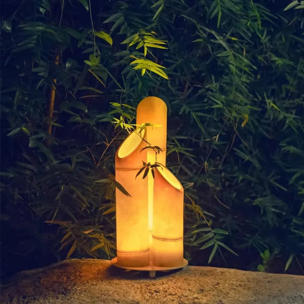 Lampe extérieure en bambou Tropical Tide | Marco Lucetti