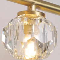 Lampe frontale en cuivre et cristal avec miroir anti-buée, design moderne, Simple. | Marco Lucetti