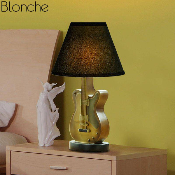 Lampe Guitare de Table avec Abat-jour Decor | Marco Lucetti