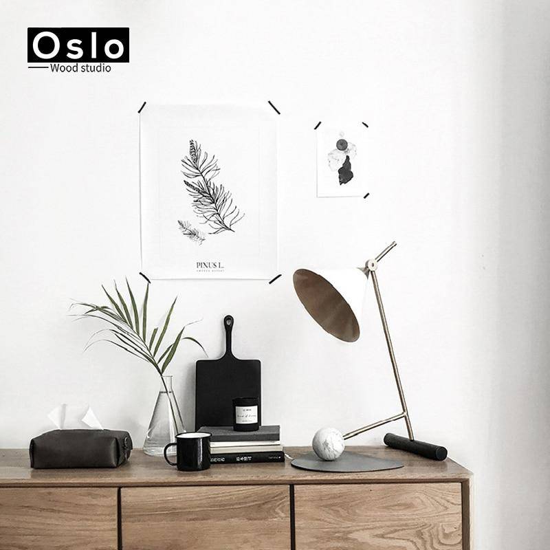 Lampe Hôtel en Métal et Marbre, Style Moderne | Marco Lucetti