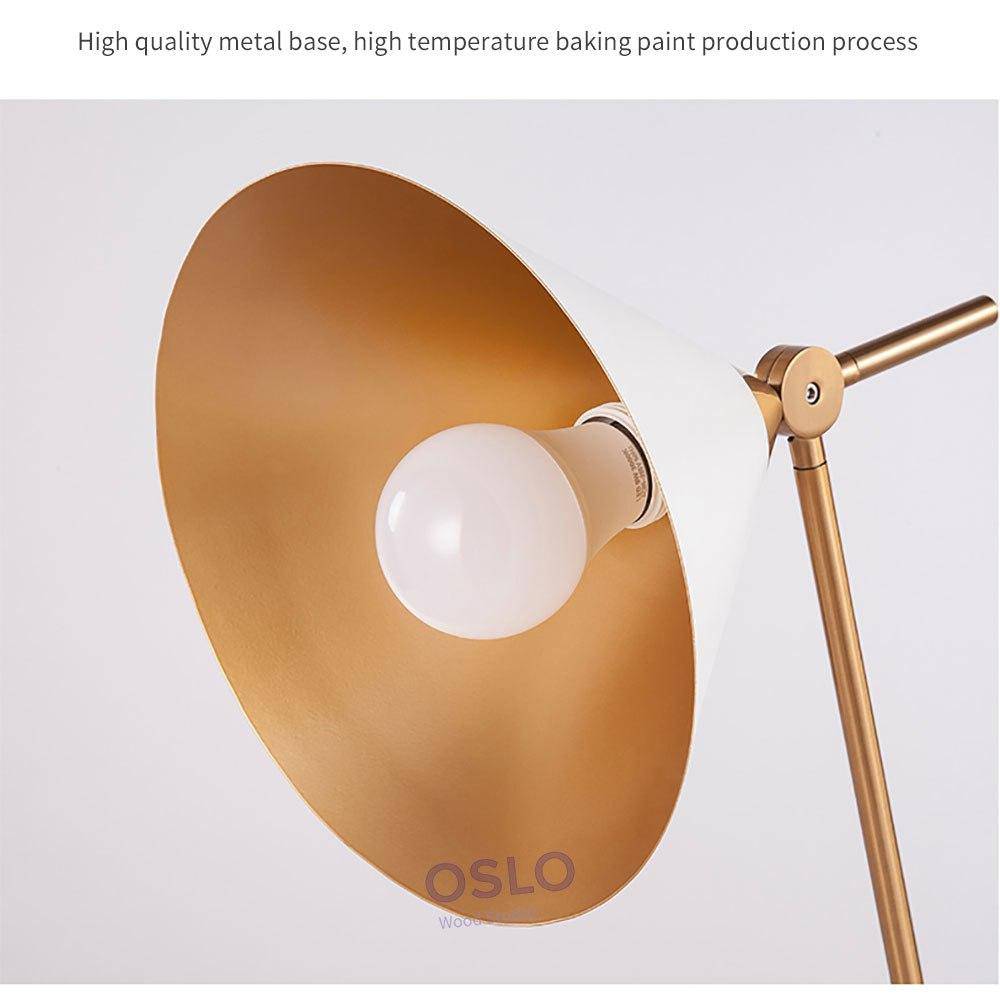 Lampe Hôtel en Métal et Marbre, Style Moderne | Marco Lucetti