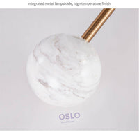 Lampe Hôtel en Métal et Marbre, Style Moderne | Marco Lucetti