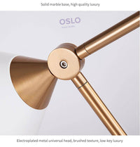 Lampe Hôtel en Métal et Marbre, Style Moderne | Marco Lucetti