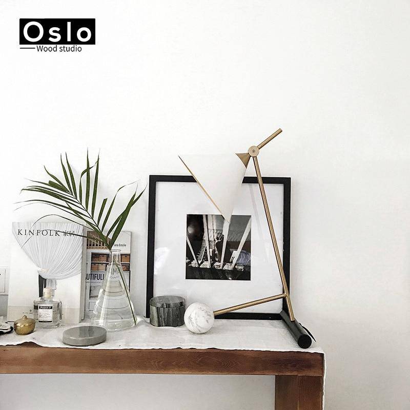 Lampe Hôtel en Métal et Marbre, Style Moderne | Marco Lucetti