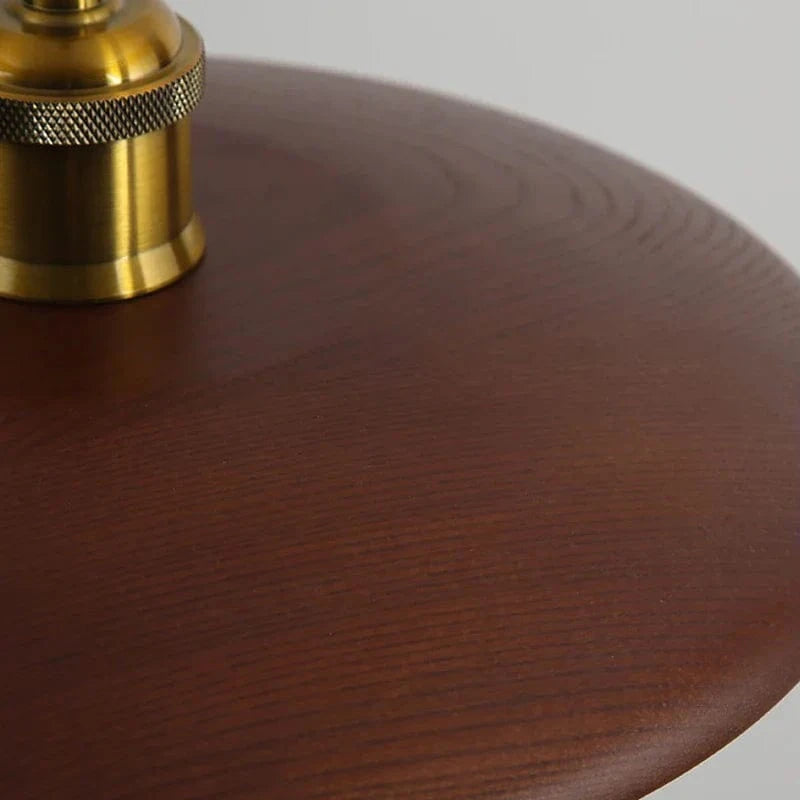 Lampe Idyllique Soucoupe Volante en Bois Suspensions E27 | Marco Lucetti