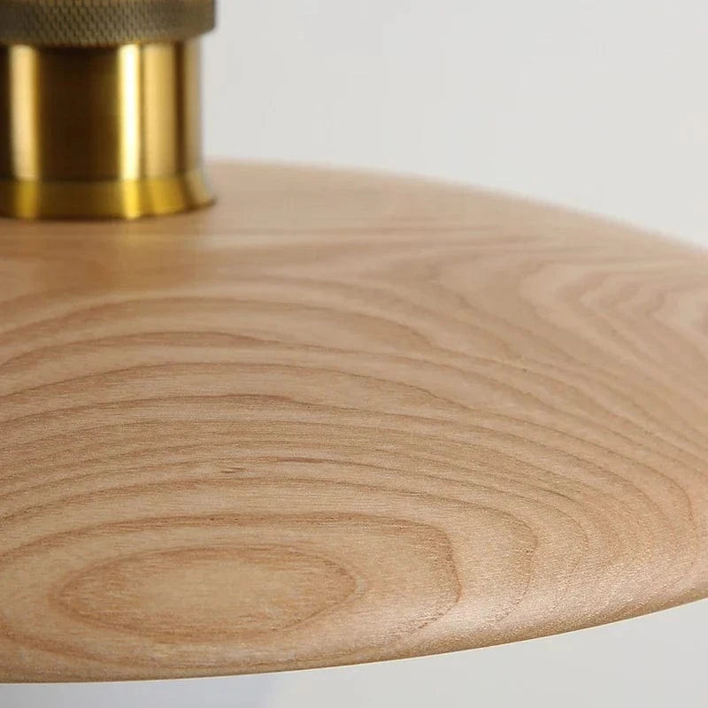 Lampe Idyllique Soucoupe Volante en Bois Suspensions E27 | Marco Lucetti