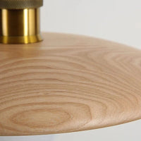 Lampe Idyllique Soucoupe Volante en Bois Suspensions E27 | Marco Lucetti