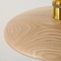 Lampe Idyllique Soucoupe Volante en Bois Suspensions E27 | Marco Lucetti