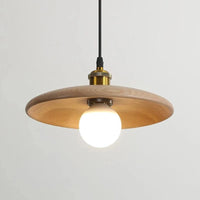 Lampe Idyllique Soucoupe Volante en Bois Suspensions E27 | Marco Lucetti