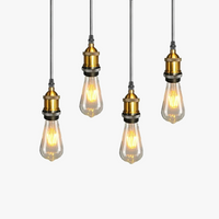 Suspension industrielle rétro "Copper Base" idéale pour les restaurants