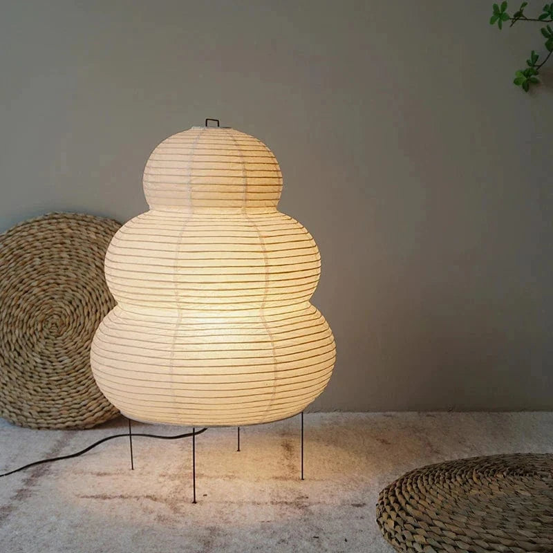 Lampe Japonaise en Papier de Riz avec Trépied E27 | Marco Lucetti