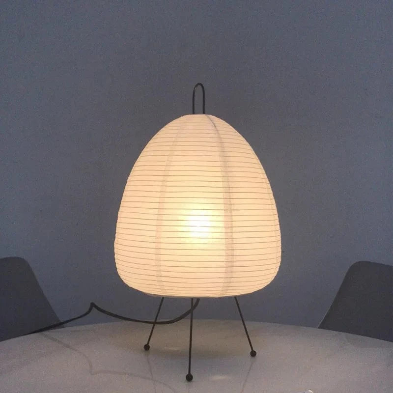 Lampe Japonaise en Papier de Riz avec Trépied E27 | Marco Lucetti