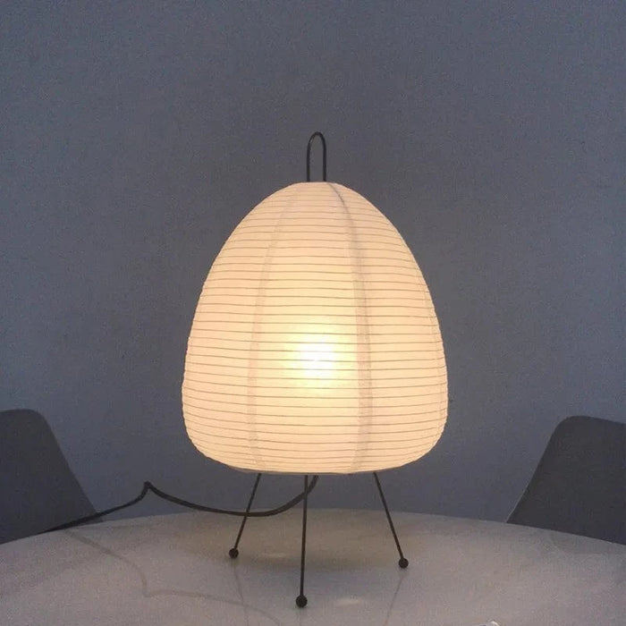 Lampe Japonaise en Papier de Riz avec Trépied E27 | Marco Lucetti