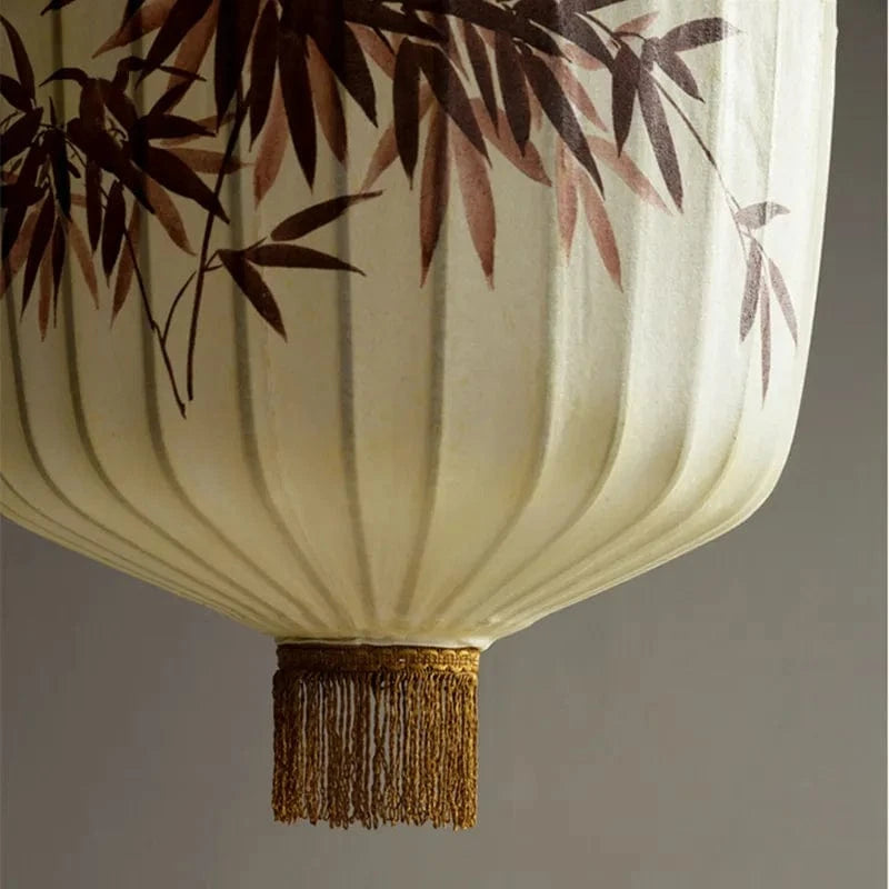 Lampe lanterne en tissu chinois pour décoration intérieure et extérieure - Modèle exclusif | Marco Lucetti
