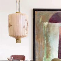 Lampe lanterne en tissu chinois pour décoration intérieure et extérieure - Modèle exclusif | Marco Lucetti
