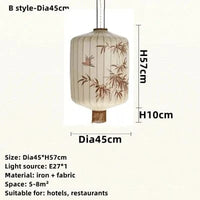 Lampe lanterne en tissu chinois pour décoration intérieure et extérieure - Modèle exclusif | Marco Lucetti B Blanc-Dia45cm / Blanc froid